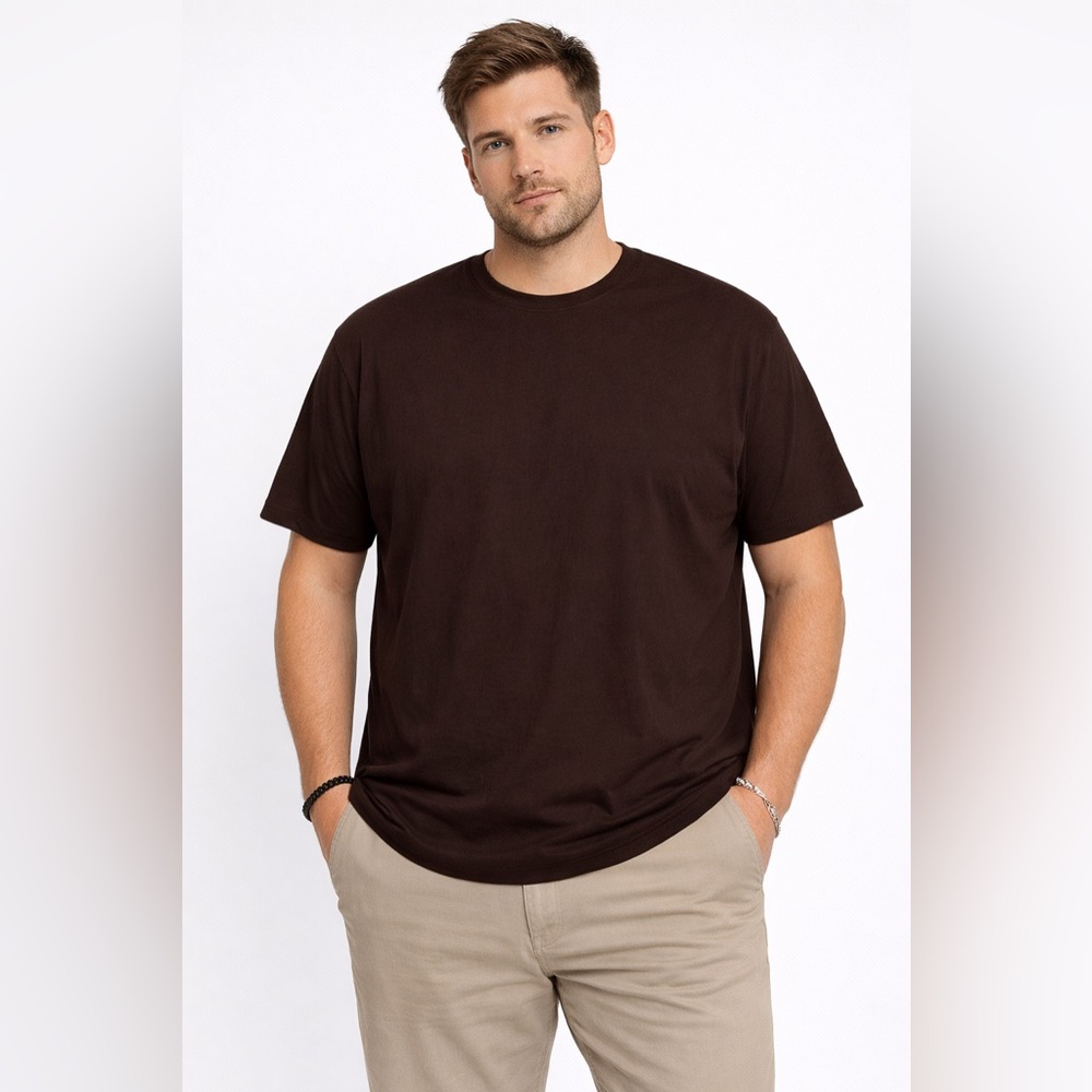 Forever 21 Men’s Brown T-Shirt | XXL | Casual Basic Tee